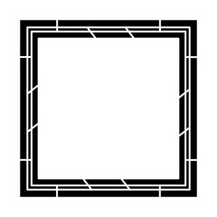 Black Icon Border Frame Vector 