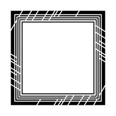 Black Icon Border Frame Vector 