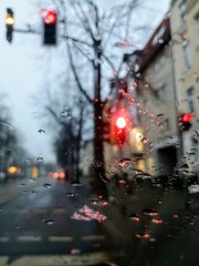 rain in the city