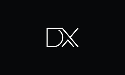 DX, XD, D, X, Abstract  Letters Logo monogram