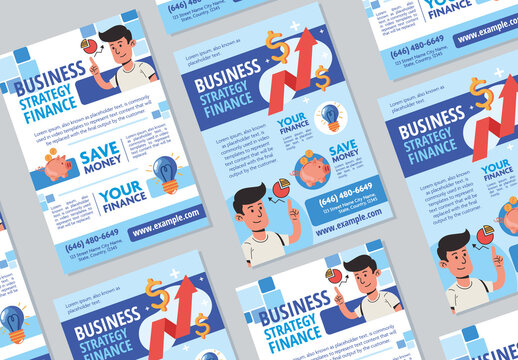 Blue Business Poster
