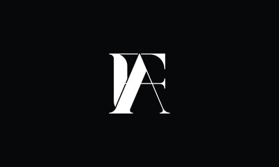 FA, AF, F, A, Abstract Letters Logo Monogram