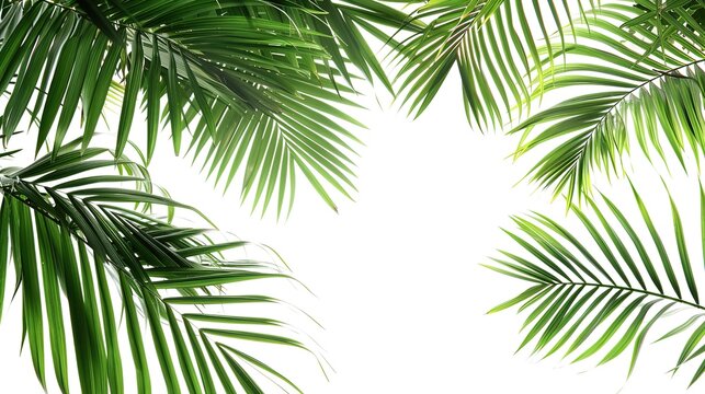 Tropical palm leaves jungle leaf seamless  floral pattern background