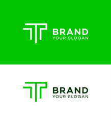 T letter logo Icon Brand Identity Sign Symbol Template 