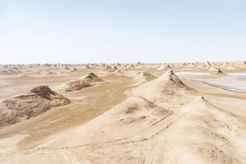 Fotobehang Qinghai Haixi Dachaidan original wind erosion landform © hu