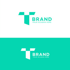 T letter logo Icon Brand Identity Sign Symbol Template 