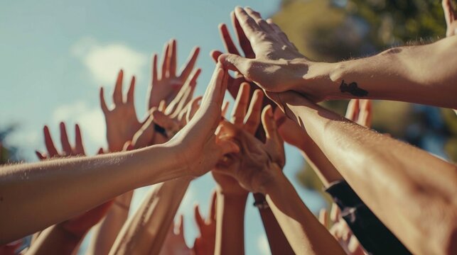 Christian charity organization embodying community service and hopeful expressions