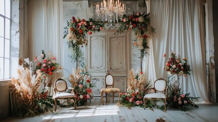Christian wedding planner studio filled with divine decor inspiration