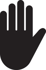 Obraz premium Hand icon for web and mobile