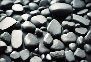 Dark stone texture background Copy space Flat lay stock photo