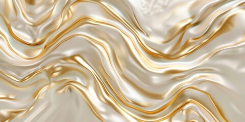 A close up of a gold and white background Abstract background with copy-space