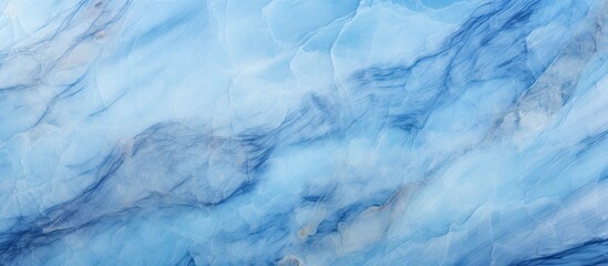 A close up of a blue marble texture resembling a freezing water surface with cumulus cloud patterns, inspired by natural landscapes and meteorological phenomena