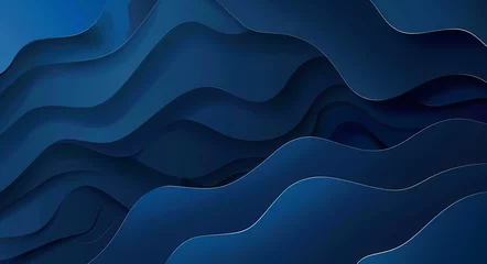Fotobehang abstract blue wallpaper © Jannik