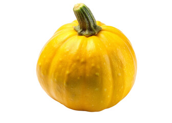 Squash yellow. isolated on transparent background.