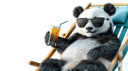 cute panda logo animal