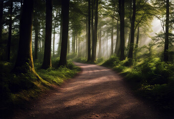 Winding Road stock photo