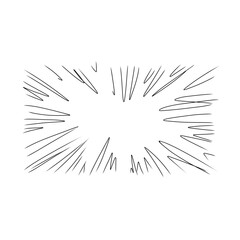 Burst line vector icon