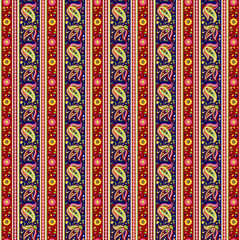 bandana floral pattern For printing on textiles, wrapping paper, postcards, notebooks and other purposes.
