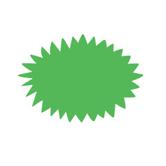 Bursting speech star illustration