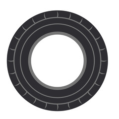 Black vehicle tires vector