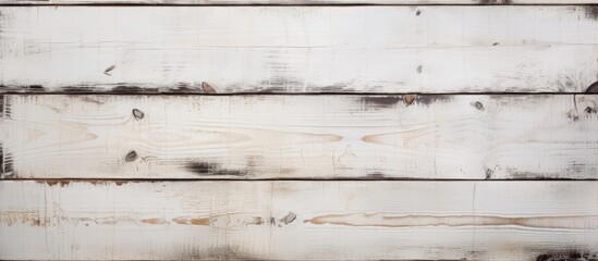 A detailed shot of a rectangular white wooden wall with various stains, showcasing the textures and imperfections of the hardwood surface