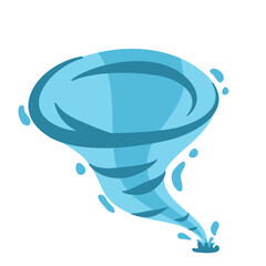 Water hurricane tornado vector