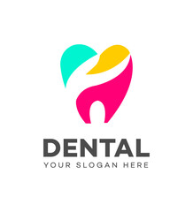 Dental logo Icon Brand Identity Sign Symbol Template 