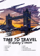 White Modern Travel web shop Poster - obrazy, fototapety, plakaty