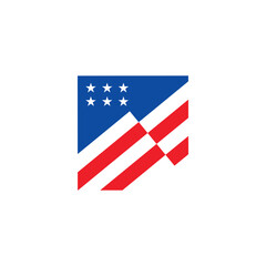 american flag logo