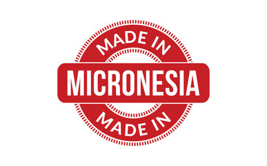 Made In Micronesia Rubber Stamp