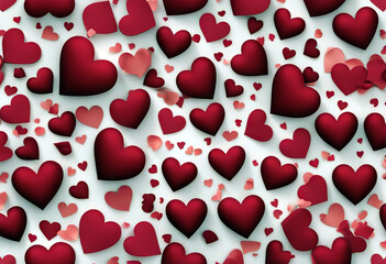 Hearts seamless pattern stock illustrationHeart Shape Pattern Backgrounds Valentine's Day - Holiday Valentine Card