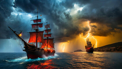bateau de pirates