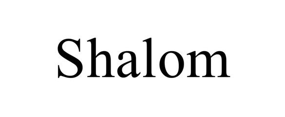 Shalom – Peace in Hebrew