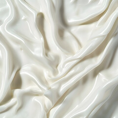 Obraz premium White Curtain on a White Background: Minimalistic Style generative ai