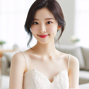 Beauty image of an Asian woman(Korea)	
