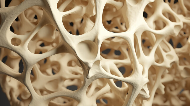 Trabecular Bone Tissue Illustration