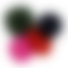 Colourful Abstract Gradient Shape Decor