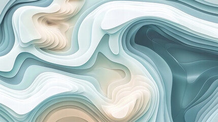 Abstract Liquid Art Background with Blue and Creative Marble Pattern for Modern Design Inspiration
