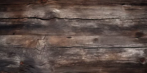 Foto op Aluminium old wood texture, Worn barn wood backdrop with natural knots and weathered nail holes, Old light color wood wall for seamless wood background and texture © Templates