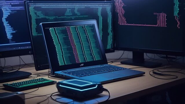 Software Developer Coding Concept Generative AI