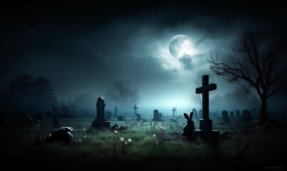 Eerie Easter Spooky Haunted Scenes for Your Holiday - 758501571