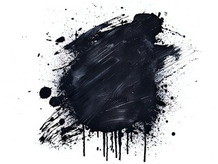 black paint splashes, black and white grunge	