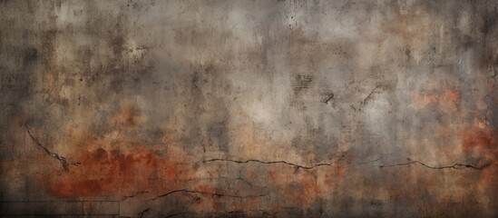 Obraz premium A detailed view of a grimy wall with a softfocused backdrop, showcasing a unique blend of wood flooring and natural landscape elements like twigs, grass, and soil