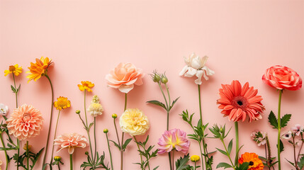 Obraz premium spring background with flowers