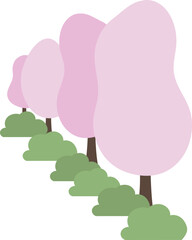 벚꽃나무 풍경 분홍색 봄 벚꽃