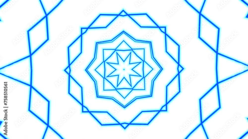 Poster abstract background with schematic mandala effect. design. geometric lined pattern with fractal shap