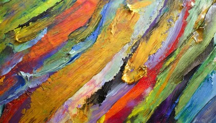 Colorful texture art in the style of an oil painting that is fun to look at.