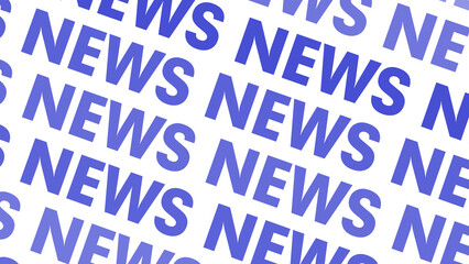 Information about news background on white background with breaking news, global coverage, and international updates