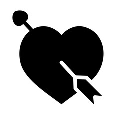 cupid glyph icon