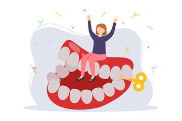 April Fools Flat Illustration Design
